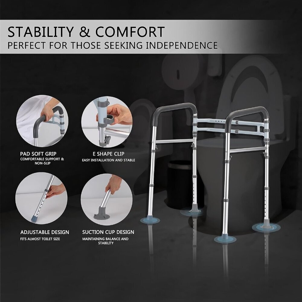 Toilet Safety Rails - Picture 4 of 6
